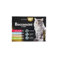 Buste di Bocconcini in salsa per Gatti U! Confronta & Risparmia, 12x100gr