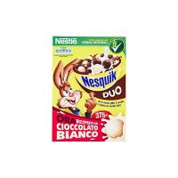 NESQUIK DUO CEREALI palline al cioccolato Nesquik e palline ricoperte di cioccolato bianco