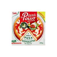 'aPizzaPollo Croccante con Base di Cotoletta di Pollo