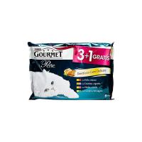 Purina - Gourmet Alimento Completo Per Gatti Adulti, Duetti Con Carni Delicati, 4 X 85 G