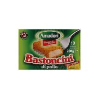 Amadori - Bastoncini di Pollo, Surgelati, Pacco da  10X28 g, totale: