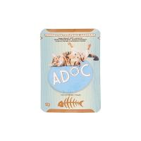 Adoc Naturale Tonno e Sardine per gatti adulti, confezione da