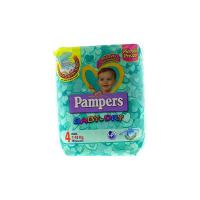 Pampers Baby Dry, 19 Pannolini, Taglia 4 (7-18 kg)