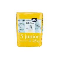 16 PANNOLINI BABY CARE JUNIOR DRY COMFORT 11-25 KG U! Confronta & Risparmia