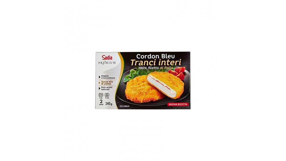 Premium Cordon Bleu Tranci Interi 100% Filetto di Pollo