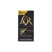 Caffè L’OR Espresso Ristretto - Intensità 11 - Capsule in Alluminio compatibili con macchine Nespresso®* Confezione da 10 capsule [52g]