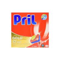 Pril Gold 12 Azioni, Detergente per Macchine Lavastoviglie, Pacco da