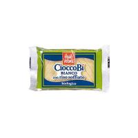 CioccoBì snack di riso soffiato ricoperto di cioccolato bianco Baule Volante