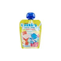 Nestlé Mio Merenda Frutta e Yogurt da Spremere Mela e Fragola senza Glutine da 6 Mesi