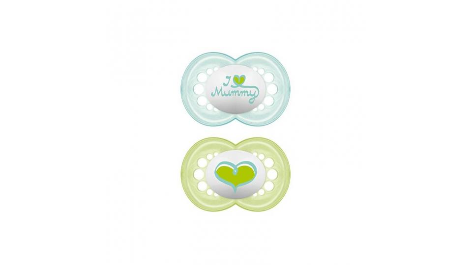MAM 66736711 Succhietti Love mummy in silicone,  6+ mesi