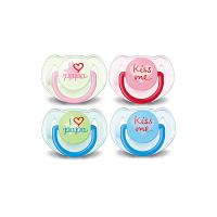 Philips Avent SCF172/70 Succhietti Love - con Tettarelle ortodontiche, senza BPA (6-18m)