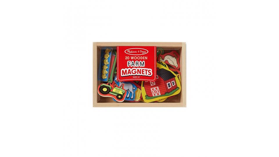 Melissa & Doug - 20 Magneti in Legno Della Fattoria