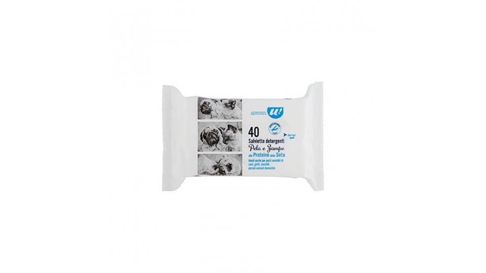 40 Salviette detergenti per Cani e Gatti U! Confronta & Risparmia