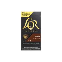 L’OR Espresso caffè Forza - Intensità 9 - Capsule in Alluminio compatibili con macchine Nespresso®* - Confezione da