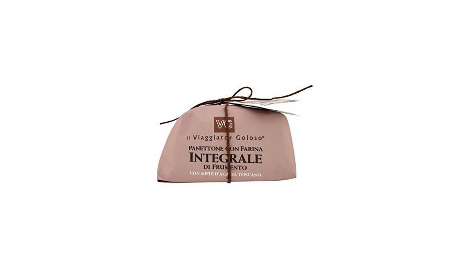 Panettone con Farina Integrale di Frumento con Miele d'Acacia toscano il Viaggiator Goloso