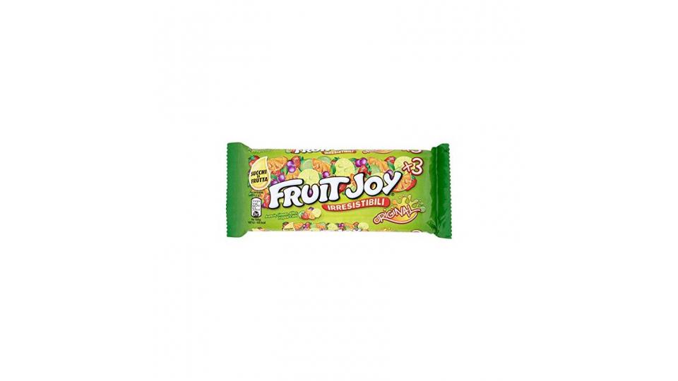 NESTLÉ FRUIT JOY ORIGINAL caramelle gommose con succhi frutta 3 tubi da 52,5g