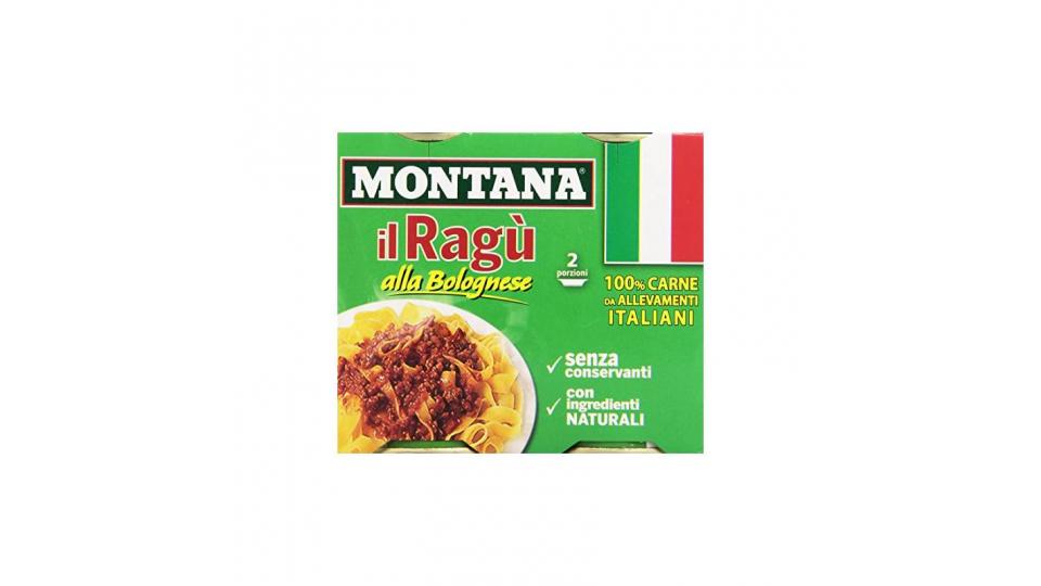 Montana - Ragu' alla Bolognese, Senza Conservanti, con Ingredienti naturali