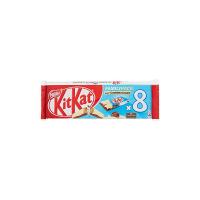 NESTLÉ KITKAT FAMILY 2 FINGER COOKIES&CREAM Snack con wafer croccante al gusto di biscotto ricoperto con cioccolato al latte e cioccolato bianco 8 snack da 20,7g