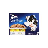 Felix - Ghiottonerie, Alimento completo per gatti adulti - 2 pezzi da 1 kg [2 kg]