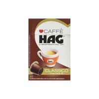 Hag Capsule Caffè Decaffeinato, Gusto Classico - 8 pezzi da 10 capsule [80 capsule]