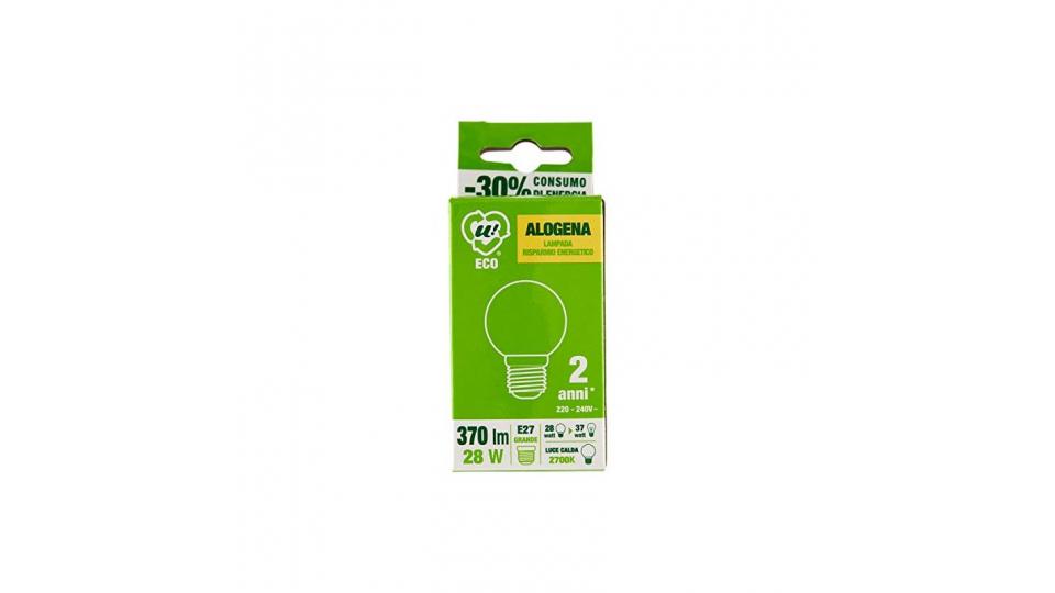 LAMPADA ALOGENA GLOBO 28W E27 ECO U!