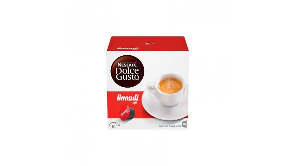 NESCAFÉ DOLCE GUSTO ESPRESSO BUONDÌ Caffè espresso 3 confezioni da 16 capsule (48 capsule)