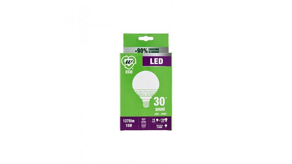 LAMPADA LED GLOBO 15W E27 ECO U!