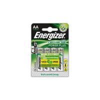 Energizer 638622 Power Plus Batteria Ricaricabile, AA, 4 Pezzi