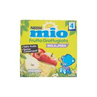 Nestlé Mio Frutta grattugiata Mela e Pera da 4 Mesi, senza Glutine, Confezione da