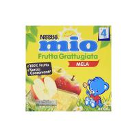 Nestlé Mio Frutta grattugiata Mela da 4 Mesi, senza Glutine, Confezione da