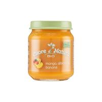 Cuore di Natura Omogeneizzato Mango, Albicocca, Banana Bio - Confezione da