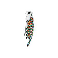 Alessi AAM32 1 Parrot Cavatappi Sommelier, Alluminio Pressofuso e PC, Decorato a Mano, Multicolore