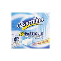 Casachiara - Pastiglie anticalcare per lavatrice, Confezione da 16