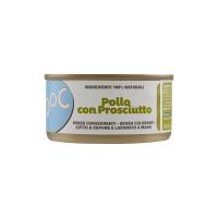 Adoc Naturale Pollo con Prosciutto  per gatti adulti, confezione da