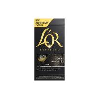 L’OR Espresso caffè Onyx  Intensità 12 Capsule in Alluminio compatibili con macchine Nespresso Confezione da
