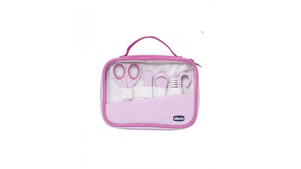Chicco 00010019100000 Igiene e Benessere Set Manicure Bambina, Rosa