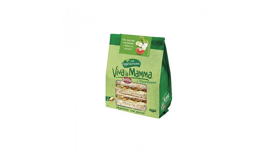 Viva la Mamma Beretta - Tramezzino Vegetariano Tofu Pomodoro Zucchine Vlm
