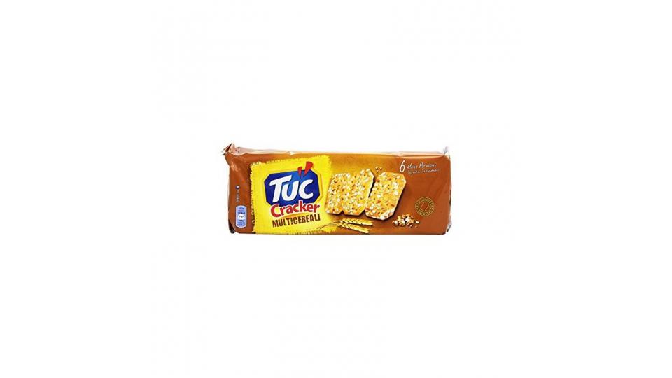 Tuc - Cracker, Multicereali - 3 confezioni da 6 pezzi da 32.5 g [18 pezzi, 585 g]