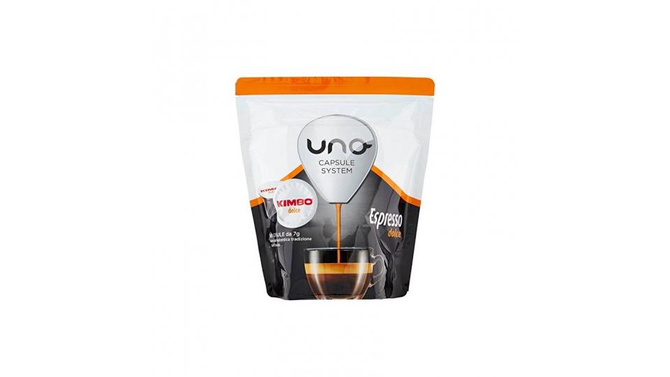 Kimbo Capsule Uno Espresso Dolce (6 astucci da 16 capsule - totale 96 capsule)