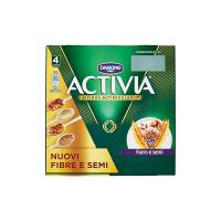 Activia Yogurt Fibre & Semi Farro - Confezione da 4 X