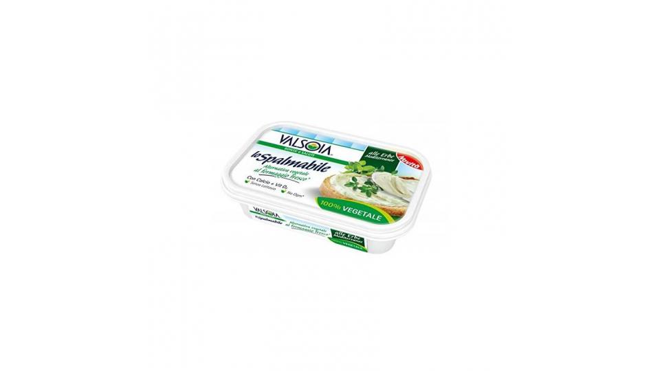 Valsoia - Spalmabile alle Erbe Mediterranee - 100% Vegetale e Senza lattosio
