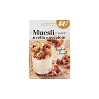 Unes, Cereali Prima Colazione Muesli Croccante con Uvetta e Nocciole
