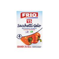 Frio - Sacchetti Gelo, Grandi 29 X 42 Cm, Con Etichetta Prestampata E Laccetti Di Chiusura
