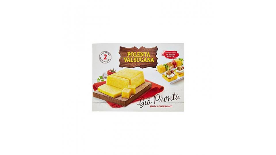 Valsugana - Polenta pronta, 2 Vaschette Salvafreschezza
