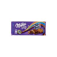 Milka - Chips Ahoy, Cioccolato al Latte delle Alpi con Pezzi di Biscotti