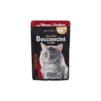 BOCCONCINI PREMIUM IN SALSA CON MANZO E VERDURE PER GATTO U! Confronta & Risparmia