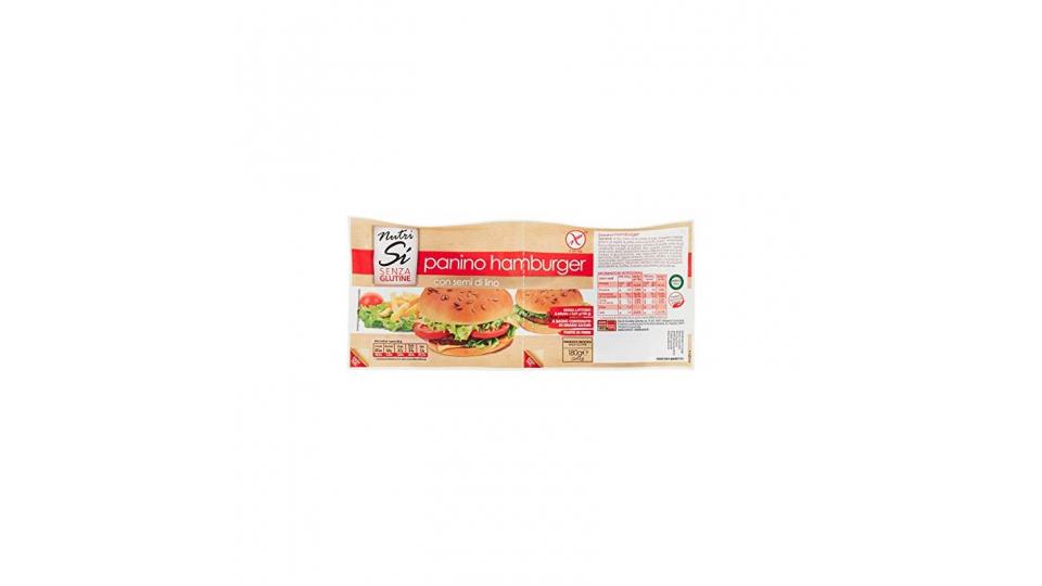 NutriSí Panino hamburger con semi di lino