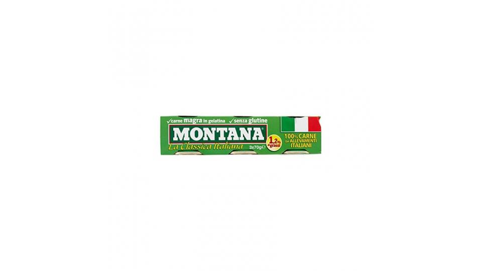 Montana - Carne, magra, in gelatina - 210 g 