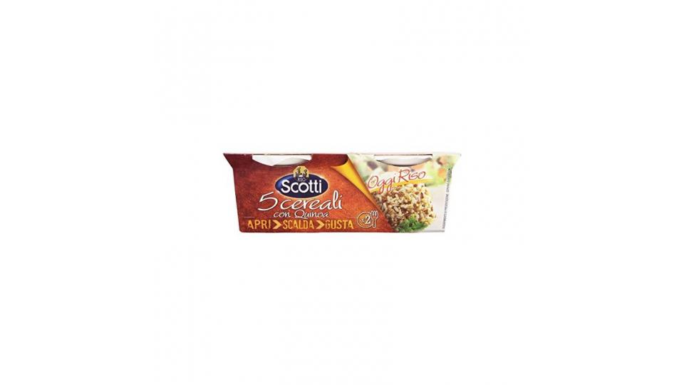 Riso Scotti - 5 Cereali, Riso Integrale Precotto Con Quinoa E 4 Cereali