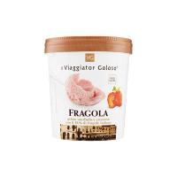 Gelato morbido e cremoso gusto Fragola il Viaggiator Goloso